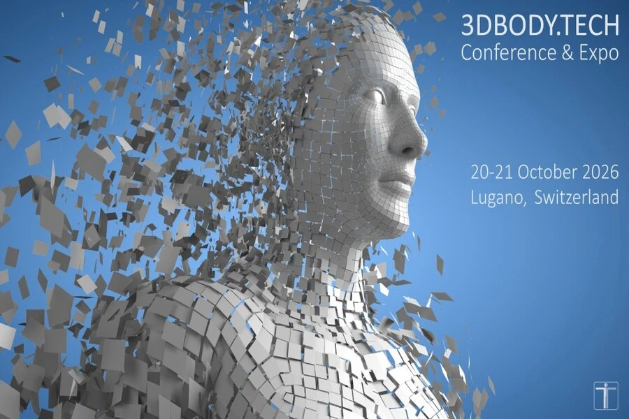 Visbody CTO Zhiwei Chu speaking at 3DBODY.TECH 2026 conference on Fuxi 3D body simulation